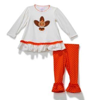 Thumbnail 1: Bonnie Baby Baby Girls 2 pc Fall Pants Set  