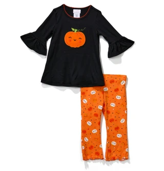 Thumbnail 1: Bonnie Jean Baby Girls 2 Pc Halloween Leggings Set  