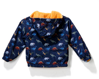 Thumbnail 2: Beau & Bear Toddler Boys Printed Reversible Jacket 