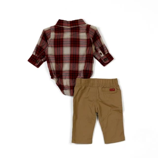 Thumbnail 2: Wrangler Baby Boys 2 Pc Pants Set 