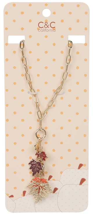 Thumbnail 1: C&C Fall Leaf Pendant Necklace  