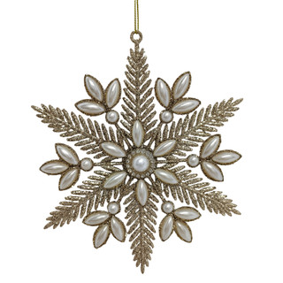 Thumbnail 1: Magical Season Champagne Snowflake Ornament 