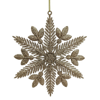 Thumbnail 2: Magical Season Champagne Snowflake Ornament 