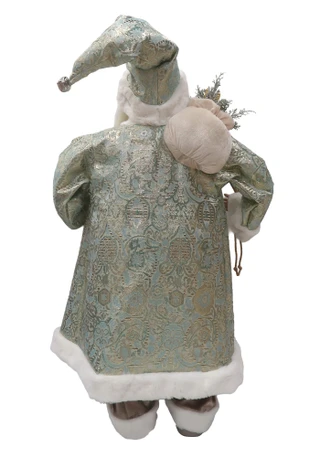 Thumbnail 2: Magical Season 36" Blue Shells Santa Figurine 