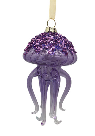 Thumbnail 2: Magical Season Glass Jellyfish Ornament 