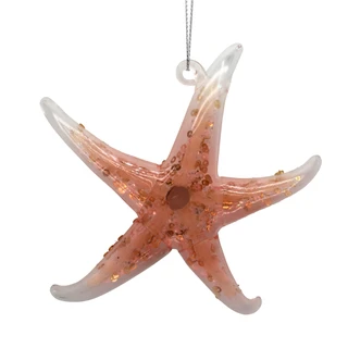 Thumbnail 2: Magical Season Glass Starfish with Beads Ornament 
