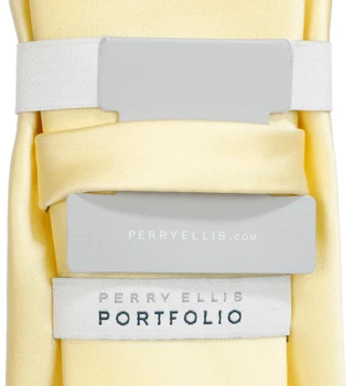 Thumbnail 2: Perry Ellis Mens Solid Satin Tie 