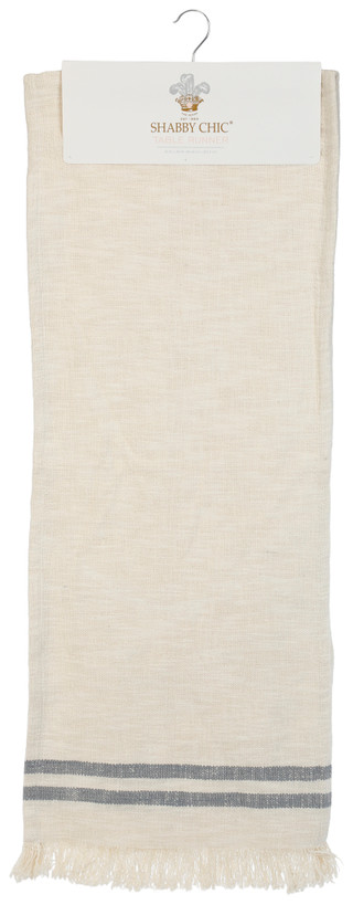 Thumbnail 1: SHABBY CHIC 16x80 Stripe Table Runner 