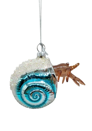 Thumbnail 2: Magical Season Glass Snail in Shell Ornament 