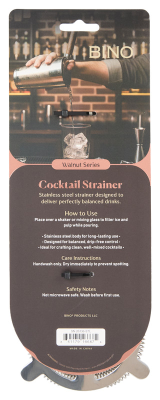 Thumbnail 2: Bino Cocktail Strainer with Wooden Handle 