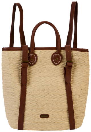 Thumbnail 1: Sun N' Sand Paper Straw Tote Bag 