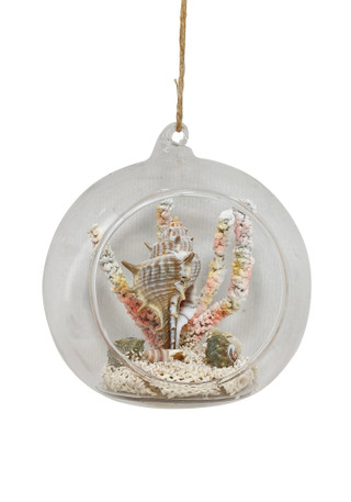 Thumbnail 1: Magical Season Glass Shell in Dome Ornament 