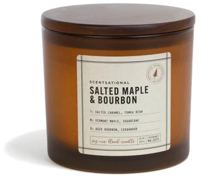 Thumbnail 2: SCENTSATIONAL 26 oz Salted Maple & Bourbon Candle 