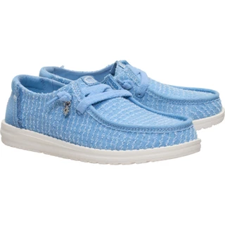 Thumbnail 6: Hey Dude Womens Wendy Frayed Canvas Shoe 