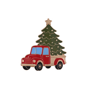 Thumbnail 1: Hallmark Christmas Red Truck Pin 