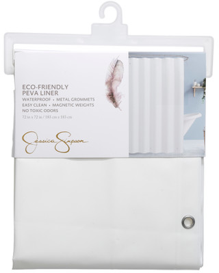 Thumbnail 1: Jessica Simpson 72x72 Shower Curtain Liner  