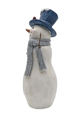 Thumbnail 2: Magical Season 14" Snowman with Bird Christmas Decoration 