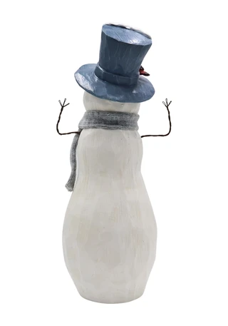 Thumbnail 3: Magical Season 14" Snowman with Bird Christmas Decoration 