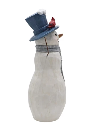 Thumbnail 4: Magical Season 14" Snowman with Bird Christmas Decoration 