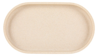 Thumbnail 2: DWELL STUDIO 10x6 Ribbed Sandstone Tray 