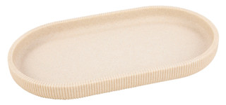 Thumbnail 1: DWELL STUDIO 10x6 Ribbed Sandstone Tray 
