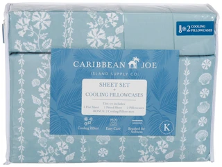 Thumbnail 1: Caribbean Joe 6 Pc King Print Sheet Set 