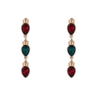 Thumbnail 1: Hallmark Christmas Multi Lights Drop Earrings 