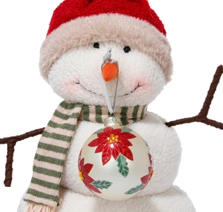 Thumbnail 4: Magical Season Friendly Snowman Decorative Figurine 