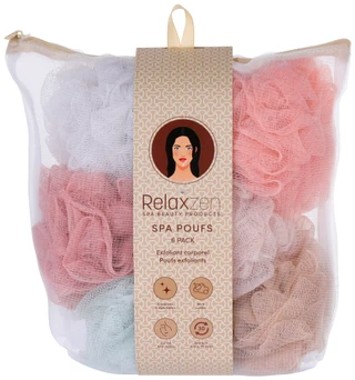 Thumbnail 1: Relaxzen 6-Pack Spa Poufs 