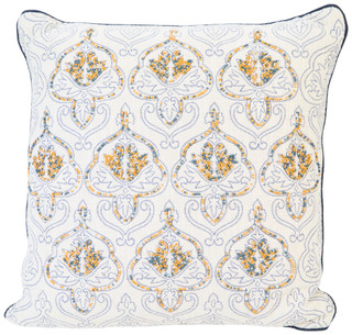 Thumbnail 1: MG MONOGRAM Beaded Embroidered Decorative Pillow 