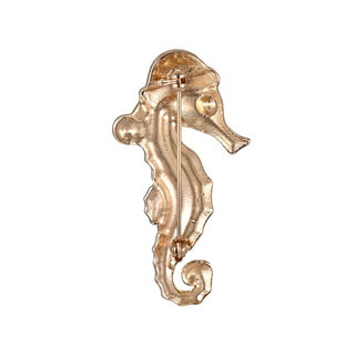 Thumbnail 2: Brighten the Season Christmas Seahorse Pin 