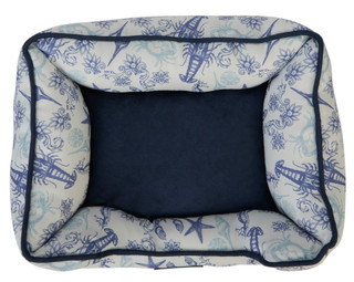 Thumbnail 2: Nautica Medium Coastal Cuddler Dog Bed 