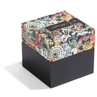 Thumbnail 2: Ed Hardy Men's Skull Face Watch 