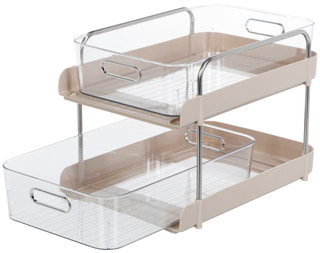 Thumbnail 3: Isaac Jacobs  3-Tier Storage Rack with Short Drawers 
