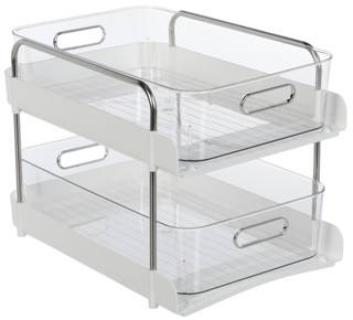 Thumbnail 1: Isaac Jacobs  2-Tier Storage Rack with Drawers 