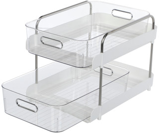 Thumbnail 3: Isaac Jacobs  2-Tier Storage Rack with Drawers 