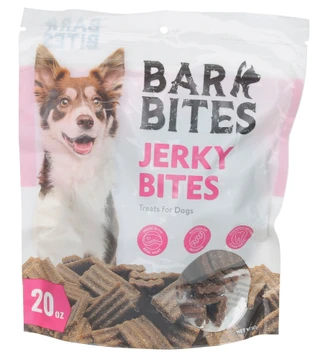 Thumbnail 1: Bark Bites Jerky Bites Dog Treats 