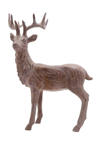 Thumbnail 1: Magical Season 14" Gold Standing Deer Decoration 