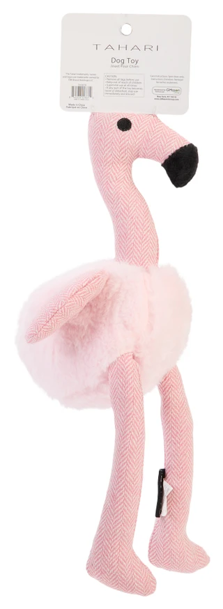 Thumbnail 3: Tahari Long Limb Flamingo Dog Toy 
