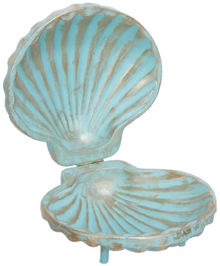 Thumbnail 1: Fancy That Resin Clam Shell Trinket Box 