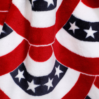 Thumbnail 2: SUNYIN USA Celebration Velvet Plush Throw 