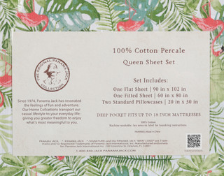 Thumbnail 9: Panama Jack Queen Cotton Percale Sheet Set 