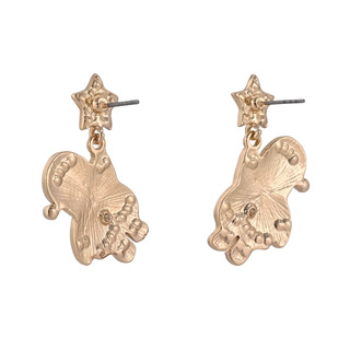 Thumbnail 2: Brighten the Season Christmas Dangle Santa Earrings 