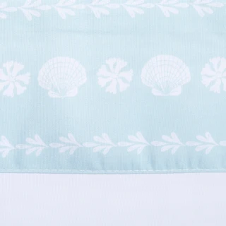 Thumbnail 2: Caribbean Joe 6 Pc King Nautical Print Hem Sheet Set  