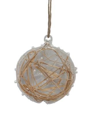 Thumbnail 2: Magical Season Glass Clear Sand Dollar Ornament 