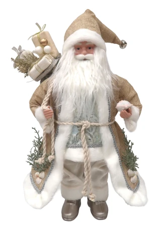 Thumbnail 1: Magical Season 18" Beige Coastal Santa Figurine 