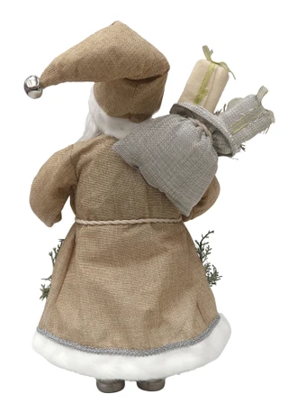 Thumbnail 2: Magical Season 18" Beige Coastal Santa Figurine 