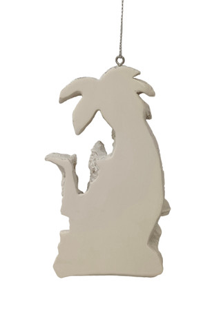 Thumbnail 2: Magical Season White Holy Family Ornament 
