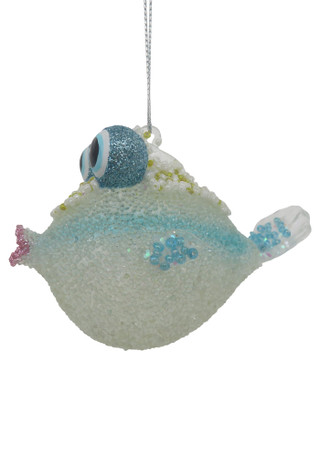 Thumbnail 2: Magical Season Blue Kiss Fish Glass Ornament 