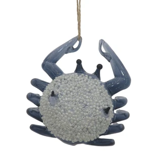 Thumbnail 1: Magical Season Glass Turtle with Pearls Ornament 